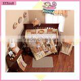 2016 New Fashion 100%Cotton Crib Bedding Set Mada Forest Baby Boy Bedding Set thumbnail-2