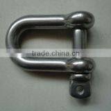 SUS 316 Stainless Steel Large Dee Shackle