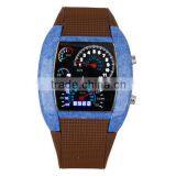 Promotion Sport Silicone LED Watch Flashing LED Wrist Watch thumbnail-2