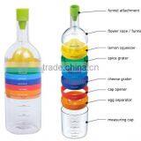 lemon slicer for Bin 8 pieces multifunction plastic kitchen tool bottle KS147                        
                                                Quality Choice