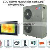 16.6KW EVI Air to Water Heat Pump Split Systerm for Low Temp -25 Degree thumbnail-1