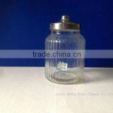 1000ml 1liter Glass Food Storage Jar Kitchenware Jar With Steel Cap thumbnail-1