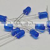 Blue LED 5MM Round With Domed Top Light Emitting Diode ( Lens Blue )