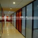 aluminum glass office partition wall made in Chinese factory