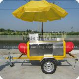 2013 Best-Selling Small Street Big Car Wheels Hot Dog Food Vending Trailer Cart XR-HD220 A