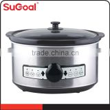 2016 new product Electric digital control panel SS body Slow Cooker