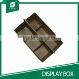 CHINA FACTORY SUPPLIER CUSTOM MADE BROWN PAPER DISPLAY BEER BOX SIX WINE BOTTLES HOLDERS thumbnail-6