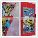 promotion 100% cotton velour reactive printing beach towel