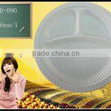 Biodegradable Corn Starch Plates,Eco-ware Plastic 9" Compt.plates thumbnail-1