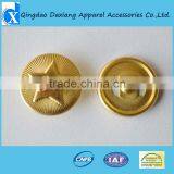 High End Real Gold Press Metal Press Snap Button