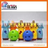 Kids Plastic Cartoon Animal Bowling Set thumbnail-1