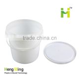 5L food plastic paint bucket with lid