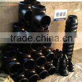 High Quality Black Std Sch40 Sch80 Sch120 Carbon Steel Tee thumbnail-2