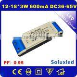 Led Driver (ac Power Supply) 12-18*3W Plastic Box PF>0.95