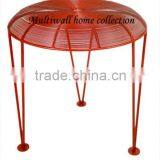 Iron Red Table,Outdoor Table,Garden Table thumbnail-1
