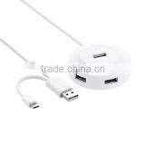 Cheapest 4 Ports Mini Media USB2.0 Hub for OEM Customer thumbnail-5