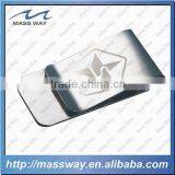 Customized Laser Brass Custom Metal Brushed Stainless Steel Money Clip Quality Choice Most Popular