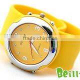 Fashion High Quality Silicone Slap Watch Interchangeable Bands or Dial Factory