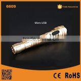 6609 Promotion Portable Multi-function Tactical Police Flashlight, Power Bank 5600 Mah for Iphone