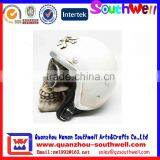 Helmet Skull With Sun Glasses Skeleton Figurine Statue Collectible thumbnail-1