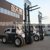 All Terrain Forklift, 6 Tons,5m Lifting Height Rough Terrain Forklift Truck thumbnail-1
