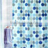 Polyester Shower Curtain with Polyresin Hooks HBS007