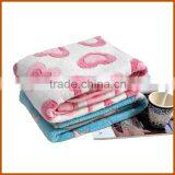 Heavy Warm Bedding Decro Pattern Coral Fleece Blanket thumbnail-2