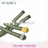 Multicolor Stripe Fashion Polyester Webbing Belt thumbnail-3