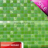 green glass mosaic pattern for luxury villa HG-13-15