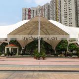 Permanent PTFE plastic roof for outdoor gazebo and canopy