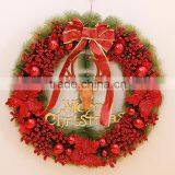 Big Christmas Wreath with deer 70cm outdoor christmas decorations