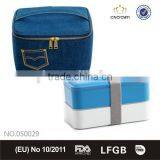 Kids Canvas Shoulder Bag With Matched Bento thumbnail-1