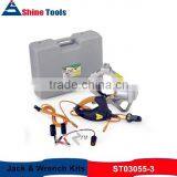 1000KGS 12V Electric Powered Car Jack and Wrench Kit thumbnail-1