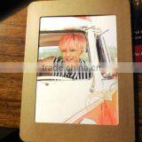 Standing Paper Photo Frame Mini Frame Single Tabletop Frame Folding Paper Photo Frame thumbnail-1