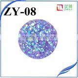 2016 Fashion Agate Geode Slice Pendant Big Round 12mm Silver Agate Druzy Tianium Druzy Cabochon thumbnail-2