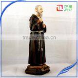 Polyresin St Saint Padre Pio Statue Catholic Figure thumbnail-2