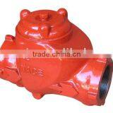 Cast Steel High Pressure Threaded End Swing Check Valve 2000PSI