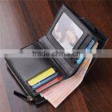 Real Leather Men Travel Wallet With Rfid Card Holder and Coin Pocket thumbnail-2