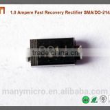 1.0 Ampere 600V Fast Recovery Rectifier RS1J