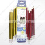 Hexgonal Strip HB Pencil With Eraser thumbnail-1
