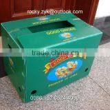 Corrugated PP Apple Package Carton Fruit Storage Carton