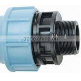 PP / PE Compression Fitting Male Adaptor Coupling Pipe Fitting thumbnail-1