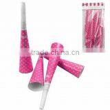 NEW Kids Party Favors Noise Maker Party Accessories Yellow Polka Dot Party Horns thumbnail-6