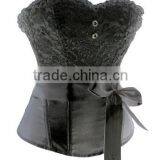 Elegent Women Sexy Floral Bustier Dress Lace Corset With Ribbon,wedding Corset thumbnail-3