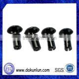 Black Snap Head Plastic Wheel Screw Push Rivets thumbnail-6