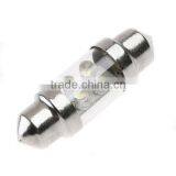 31mm 4 LED Car Dome Festoon Interior Light Reading Light Lamp Bulb White 12V