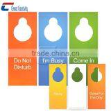 Custom Size Plastic PVC Door Hanger for Event/ Hotel/ Restaurant thumbnail-6