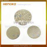 0.2 um 0.5 1 2 5 10 15 20 30 40 60 80 90 Microns SUS316L Sinter Porous Stainless Steel Filter thumbnail-4