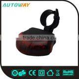 5 Red LEDs High Brightness Bicycle Tail Light thumbnail-1
