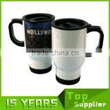 14oz Standard Stainless Steel Wine Cup Sublimation Ready Travel Mug thumbnail-3